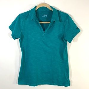 Columbia Sportswear Women’s Cotton Blend Short Sleeve Stretch V-Neckline Top